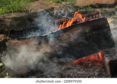 Camp Fire In Western Pennsylvania