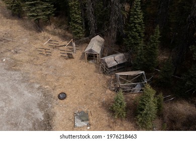 Camp Site And Buildings Taken With A Drone