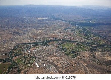 Camp Verde In Central Arizona From Above