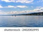 Campbell River, British Columbia, Canada as viewed from the ocean