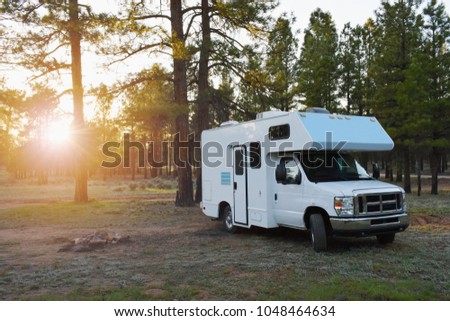 camper vehicle on free