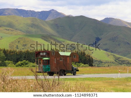 Campervan cottage at New Zealand