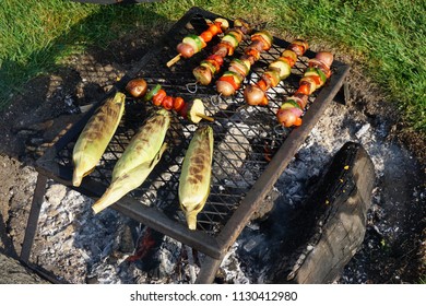 Campfire Grilled Food