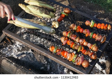 Campfire Grilled Food