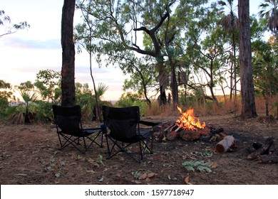 Campfire With A View In The Kimberly Outback, Western Australia