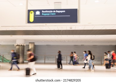 Campinas, São Paulo Brazil - June 29, 2022 - Viracopos International Airport (VCP) Terminal.