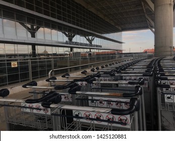 Campinas, Sao Paulo. Brazil - 06/15/2019 - Viracopos International Airport Facade.