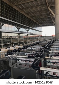 Campinas, Sao Paulo. Brazil - 06/15/2019 - Viracopos International Airport Facade.