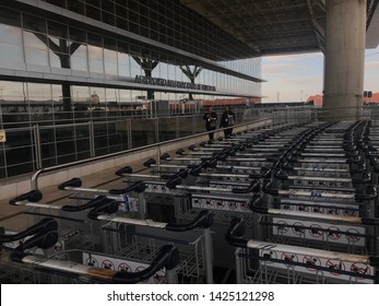 Campinas, Sao Paulo. Brazil - 06/15/2019 - Viracopos International Airport Facade.