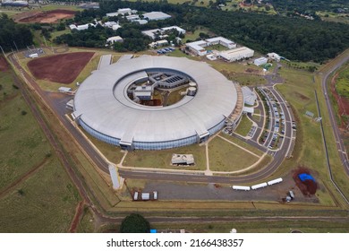 Campinas, Sao Paulo, Brazil - June 10, 2022. Sirius Particle Accelerator. The New Brazilian Synchrotron Light Source.