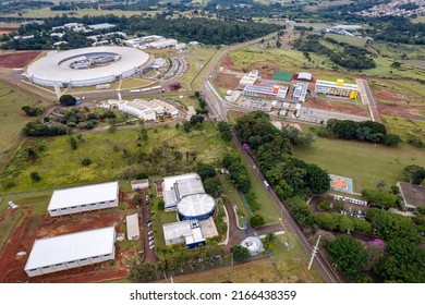 Campinas, Sao Paulo, Brazil - June 10, 2022. Sirius Particle Accelerator. The New Brazilian Synchrotron Light Source.