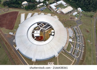 Campinas, Sao Paulo, Brazil - June 10, 2022. Sirius Particle Accelerator. The New Brazilian Synchrotron Light Source.