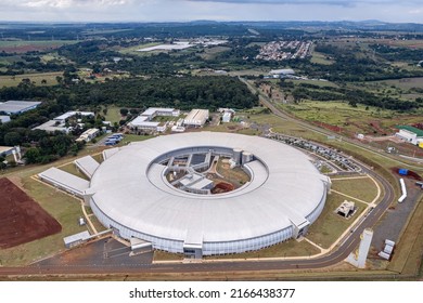 Campinas, Sao Paulo, Brazil - June 10, 2022. Sirius Particle Accelerator. The New Brazilian Synchrotron Light Source.