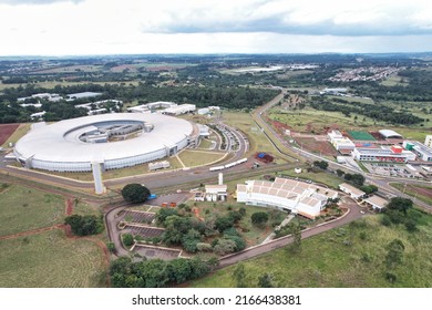 Campinas, Sao Paulo, Brazil - June 10, 2022. Sirius Particle Accelerator. The New Brazilian Synchrotron Light Source.