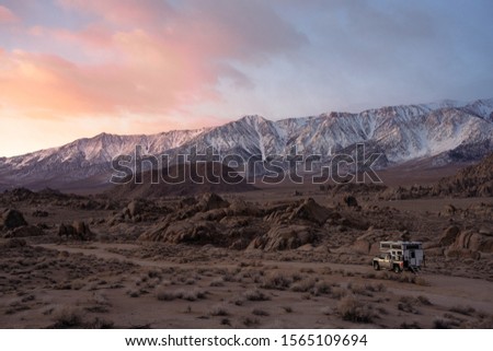 Similar – Image, Stock Photo Alabama Hills in the USA part of the Sierra Nevada