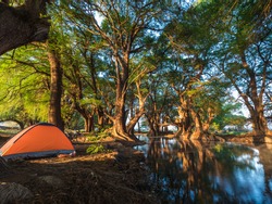 Camping In Cameacuaro Lake