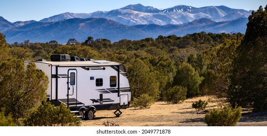 Camping In The Capitan Mountains Of New Mexico