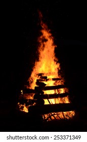 camping fire