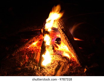Camping fire