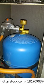 Camping Gas Bottle In The Motorhome