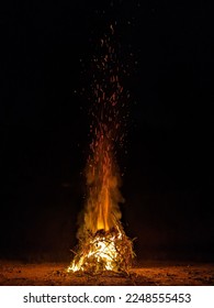camping at night, night photography, fire