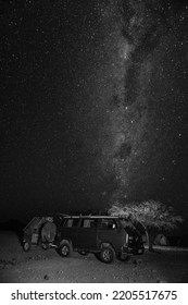 Camping With The Night Southern Hemisphere Stars Sky, Namibia