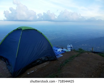 Camping on the hill