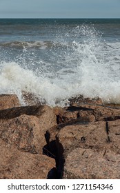 Camping On Mustang Island State Park While On Vacation Visiting The Texas Coast.