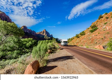 Camping And RV's Are Popular In Zion National Park