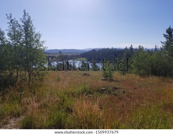 Camping Steamboat Springs State Park Overlooking Stock Photo Edit