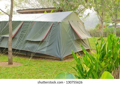 Camping Tent In The Garden