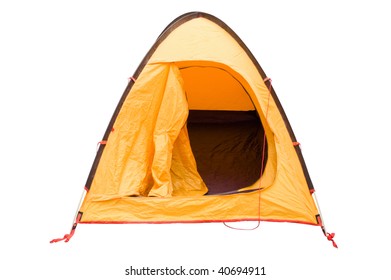 Camping Tent Isolated On White