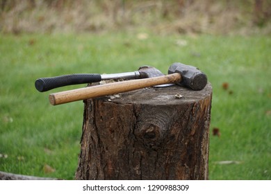 Camping tools close up. 