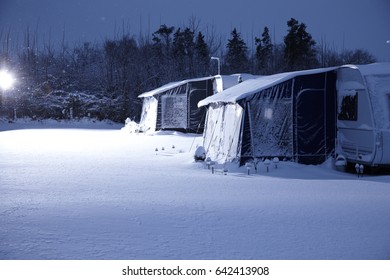 Camping in winter