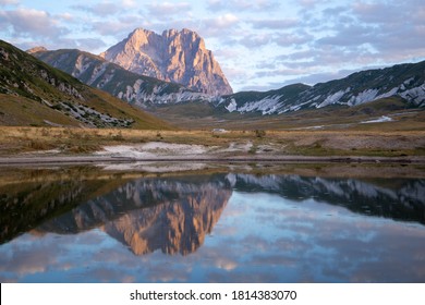 Campo Imperatore and the Gran Sasso massif Gran Sasso National Park Abruzzo Italy