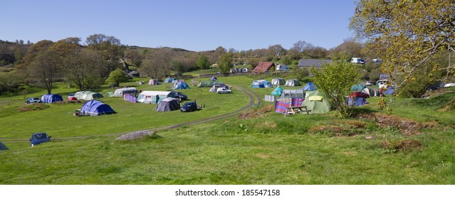 Campsite In Snowdonia Wales, UK