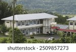campus building of the faculty of economics, state university of manado