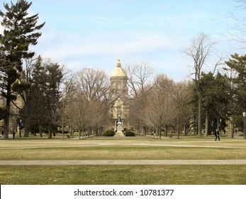 Campus Of Notre Dame In South Bend, Indiana