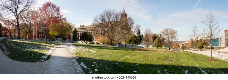 The Campus Of Syracuse University In Syracuse, New York, USA, Home Of The Syracuse Orange.