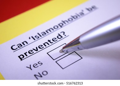 Can 'Islamophobia' be prevented? Yes