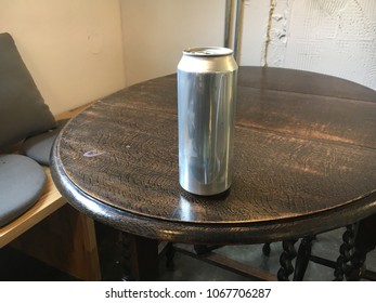 can on the table