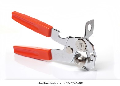 Can opener on White background