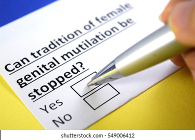Can Tradition Of Female Genital Mutilation Be Stopped? Yes