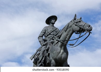 Canada Calgary - 9 July 2011: Detail Of War Memorial For Second Boer War.