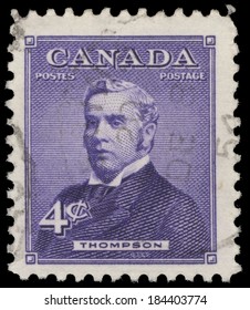 CANADA - CIRCA 1954: A Stamp Printed In Canada, Shows Sir John Sparrow David Thompson, Circa 1954
