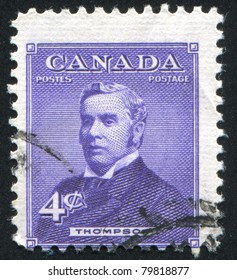 CANADA - CIRCA 1954: Stamp Printed By Canada, Shows Sir John Sparrow David Thompson, Circa 1954