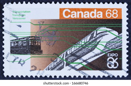 CANADA - CIRCA 1986 A Stamp Printed In Canada From The Expo 86 World