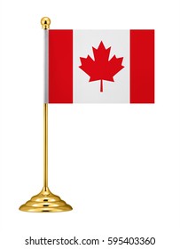 Canada Flag. Desk Flag