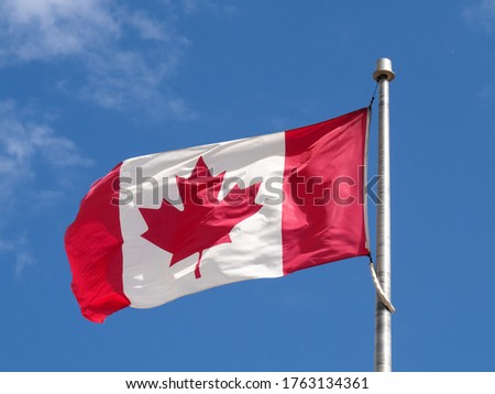 Similar – Image, Stock Photo banner Flag Pride Canada