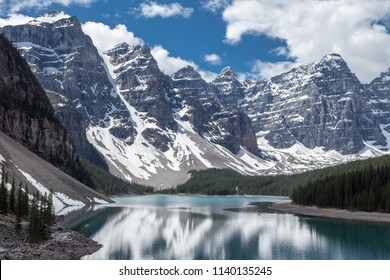 Canada Mountain In Banff National Park Rocky Mountains